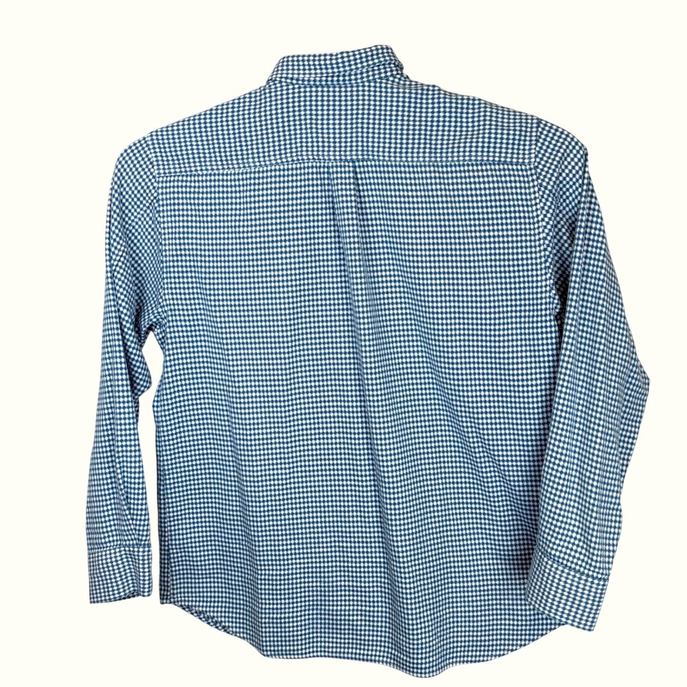 Tommy Bahama Mens XL Shirt Button Front Green Purple White Diamond Long Sleeve - Picture 4 of 12